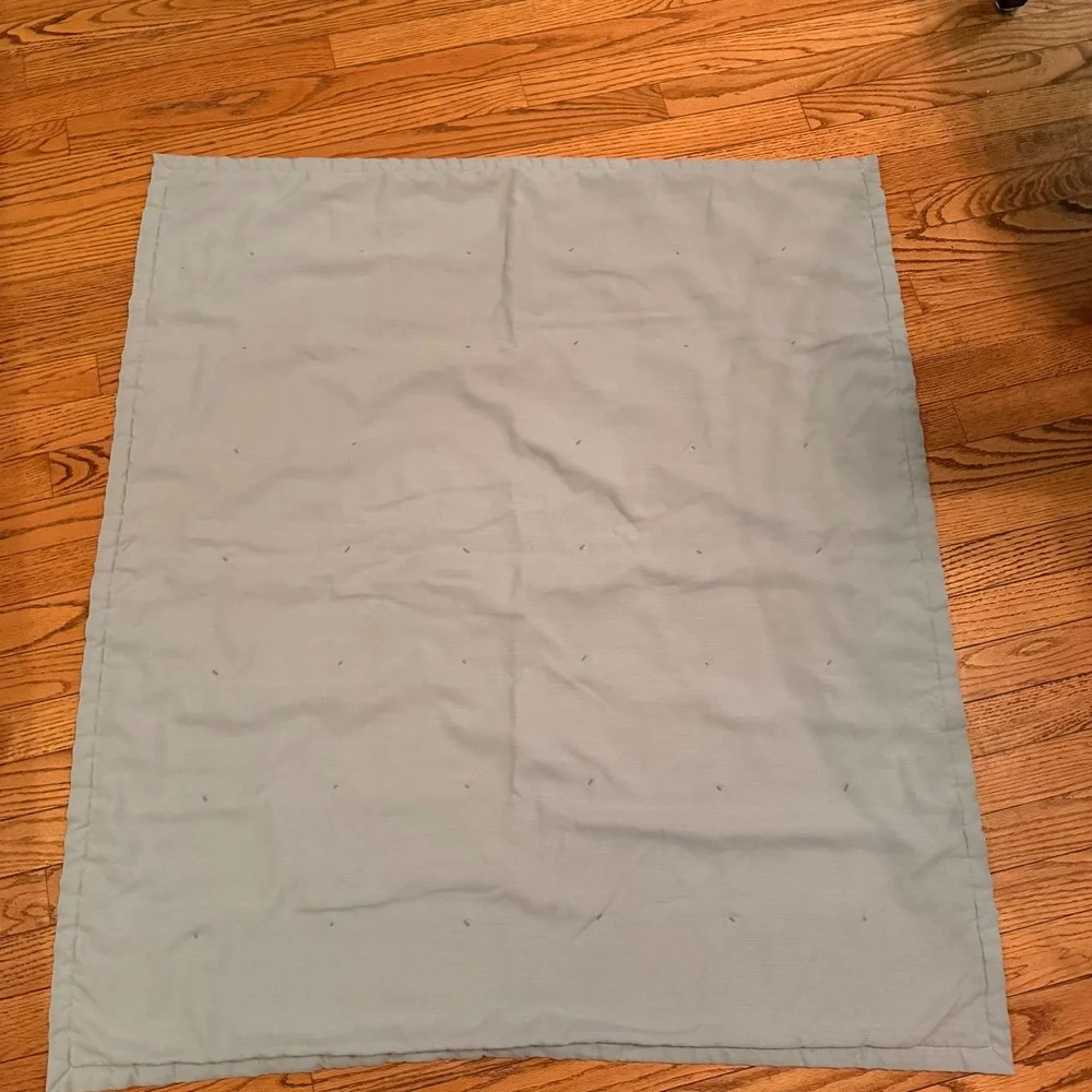 1.a.0.0.7.a Handmade Tied Patchwork Quilt Red Floral Blue Lap Throw Cottage